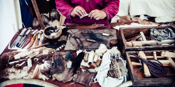 The master craftsman of leather, a trade of great value